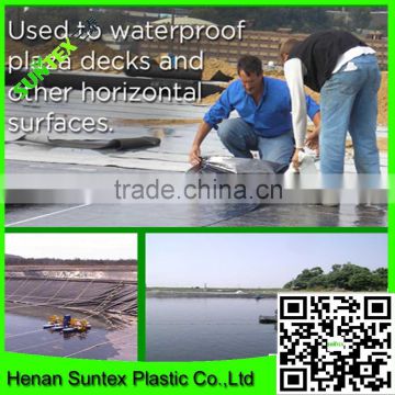 100% virgin high quality 0.4mm impermeable waterproofing membrane,uv treated waterproof fish pond liner membrane
