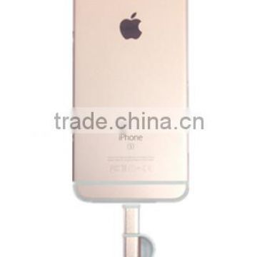 2 in 1 flat cable with Rose Gold Color for iphone 6s