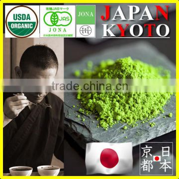 Delicious Japanese matcha green tea powder conform to JAS