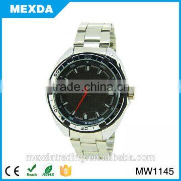 High quality customized logo japan movt stainless steel business watch