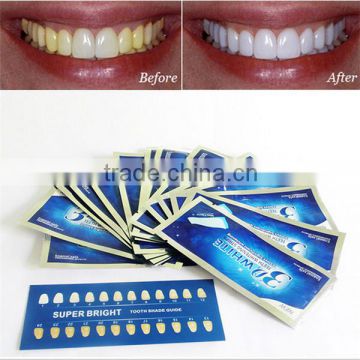 Deep cleaning 3d advanced teeth whitening strips for home use