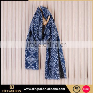 New type quality wholesale striped scarf geometry scarf pattern scarf elegant 2014