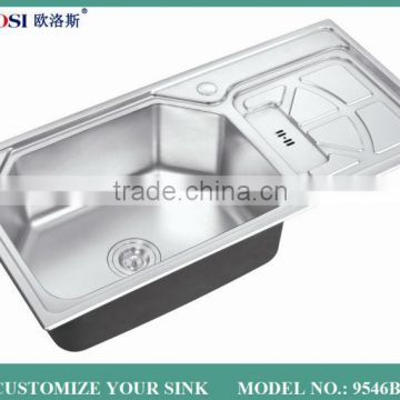 popular Asia silver pearl sand finish decorative bathroom sink drain covers 9546B