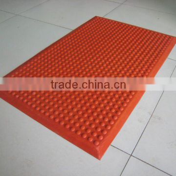 Round Button rubber mat (stable mat)