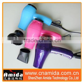 portable colorful mini hotel hair dryer