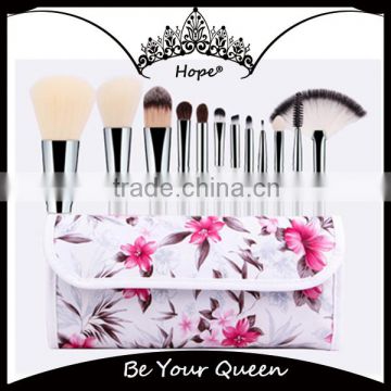 12Pcs Private Label Makeup Brush Set With Cosmetic Bag