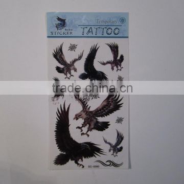 Eagle temporary tattoo sticker