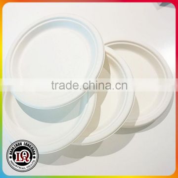Disposable Biodegradable Bagasse Round Plates