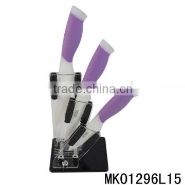 With actylic holder ceramic fillet knife