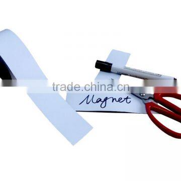 flexible magnet with erasable PET label magentic rubber dry erasable roll custom dry erasabel PET label