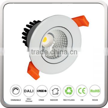 Ceiling LED Down Light 70mm 6W 9W 10W With CREE COB