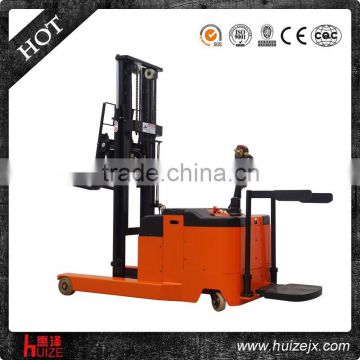 1.2T 4.5m passed CE AC battery powered standing new full electric reach stacker for sale