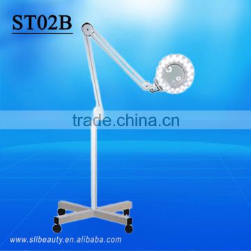 Adjustable 3x5x8x LED Lighted 8x Magnifying Lamp For Beauty Foldable