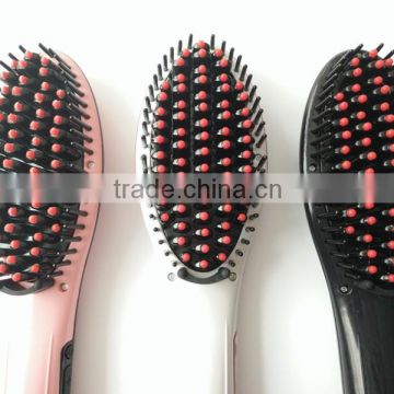 New Straight Hair Brush Professional Straightening Irons Comb With LCD Display Electric comb Straight Hair Comb