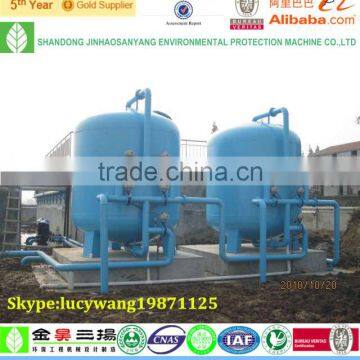 WWTP Mechanical multi-media filter tank for waste water treatment