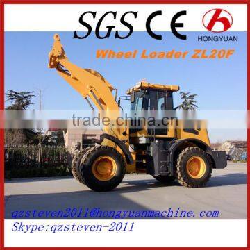 2.0ton ZL20 with CE quick hitch compact mini front loader