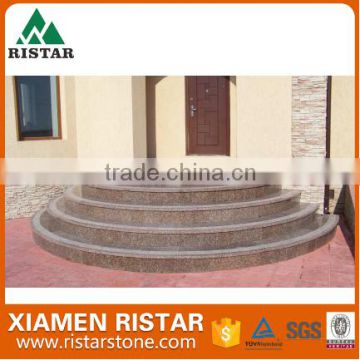 Outdoor natural granite stone stairs