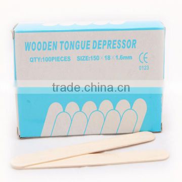 Good Quality Birch Sterile Wooden Tongue Depressor Supplier