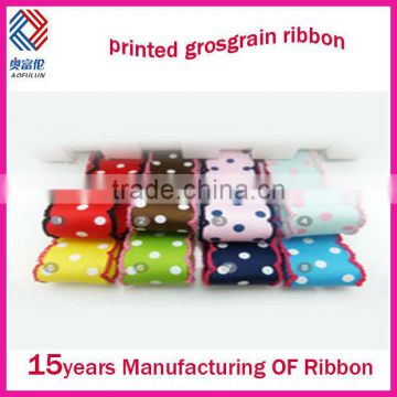 100% polyester decorative printed grosgrain ribbon Mother's Day
