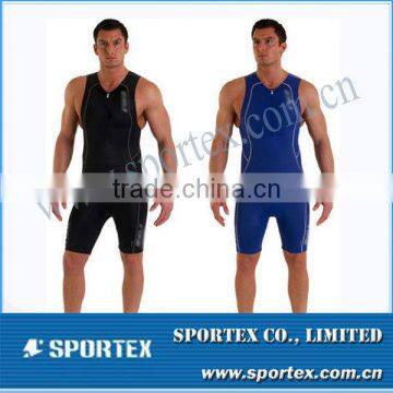 Professional Customized Design Sublimation Triathlon Clothing Active 3 4 Run Tights MZ0321