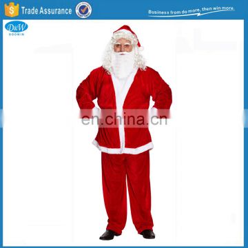 Plush Santa Claus Suit Santa Father Christmas Xmas Party Costume