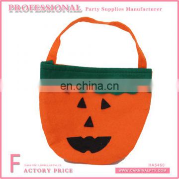 Hoting Cheapest Halloween Bag Pumpkin Bag Kids Candy Bag for Halloween Party Costumes