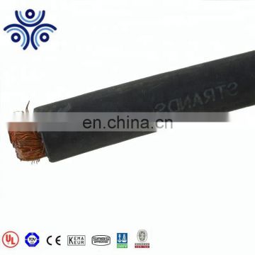 UL1276 class5 flexible copper conductor rubber insulation rubber sheath welding cable
