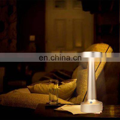 Rechargeable battery operated desk lamps office outdoor bedroom aluminium bedside lamps