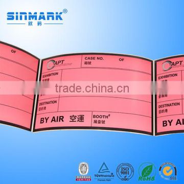 SINMARK sticker printing/self adhesive label/custom packaging label printing