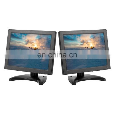 10 inch computer lcd monitor cctv monitor pc with VGA AV BNC input