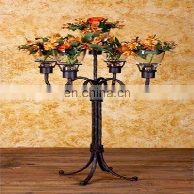 top quality latest design flower centerpiece candelabra