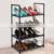 Black Metal Sale Cabinet Wholesale Designs Store Modern Shops Stand Home Organizer Shoe Rack Storage
