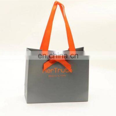 Mixed Color paper bag with Mixed Color rope handle wholesale custom logo paper bags