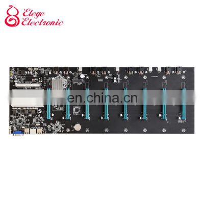 8 Graphic Cards Motherboard S37 T37 Ddr3 Hd No Riser Card Motherboard For Game Gpu