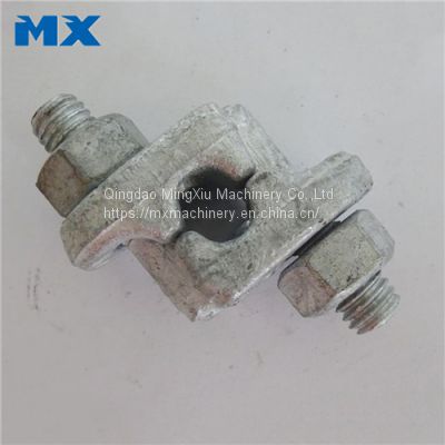 G429 wire rope clip cross type wire rope clamps carbon steel hot dip galvanized wire rope grip