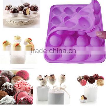 Hot selling 6 six compartment daisy silicone cake mold with great price
