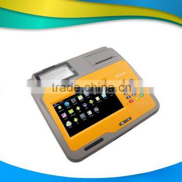 New arrival!!! 7 inch touch screen cheap with thermal ticketing printer nfc reader pos -----Gc039D