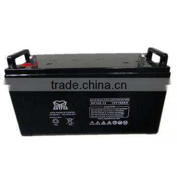 Maintenance Free solar cell 12V100AH used for solar power system