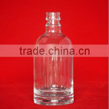 glass bottle with protective sleeves