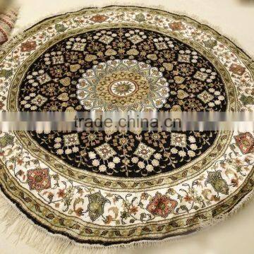 turkish round carpet, canton fair handmade silk round carpet                        
                                                Quality Choice