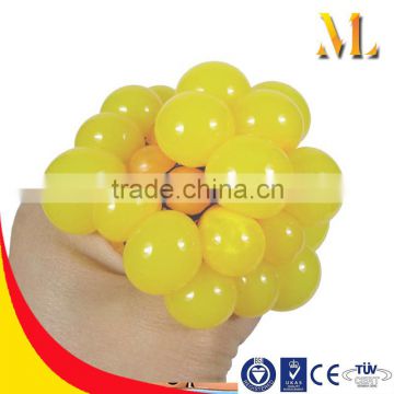 MTB15 Cheap soft Mesh bag grapes stress ball