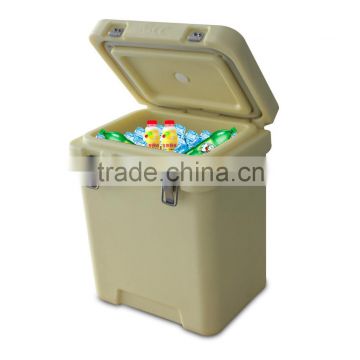 SCC BRAND storing food and drinks on fishing boat ice chest