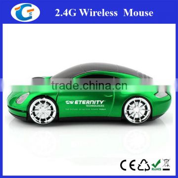 Wireless usb pc 2.4G car mouse with 12 months warranty