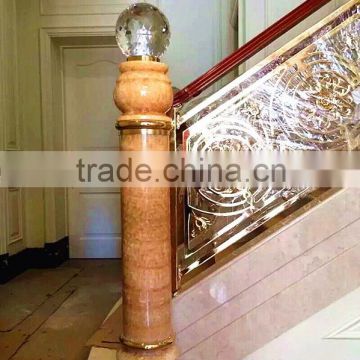 2016 slap-up Natural Stone Staircase pillars , Spliced pillars decor,home decoration