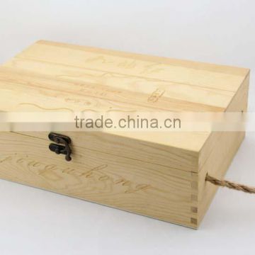 Crazy promotion luxury wine box custom wooden wine gift box / wine box