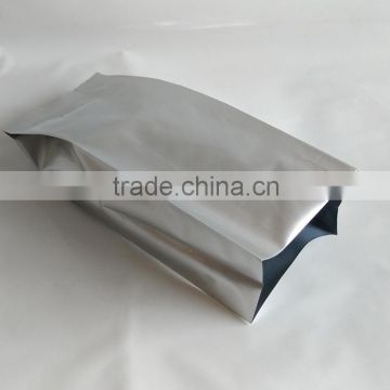 No printing aluminum foil side gusset packaging bag