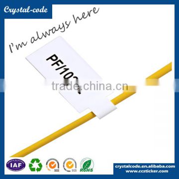 2015 self adhesive accept custom paper cable label