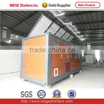 Office container with solar power generation