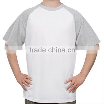 High quality Round Collar Sublimation T-shirt (gray)