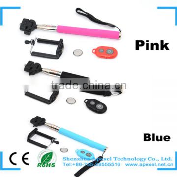 Hot Products! self stick monopod with bluetooth shutter button